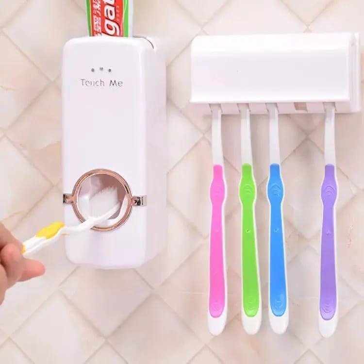 toothpaste and toothbrush  holder
