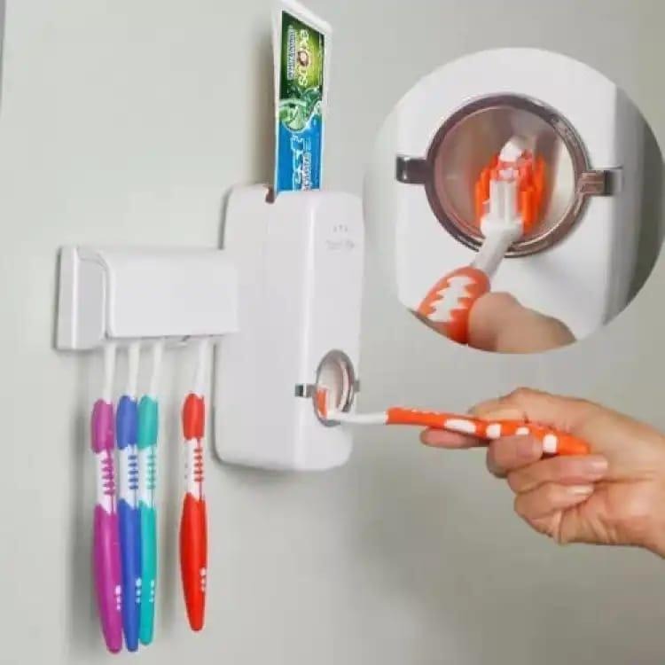 toothpaste and toothbrush  holder