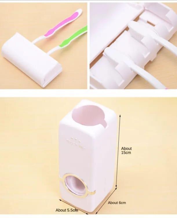toothpaste and toothbrush  holder
