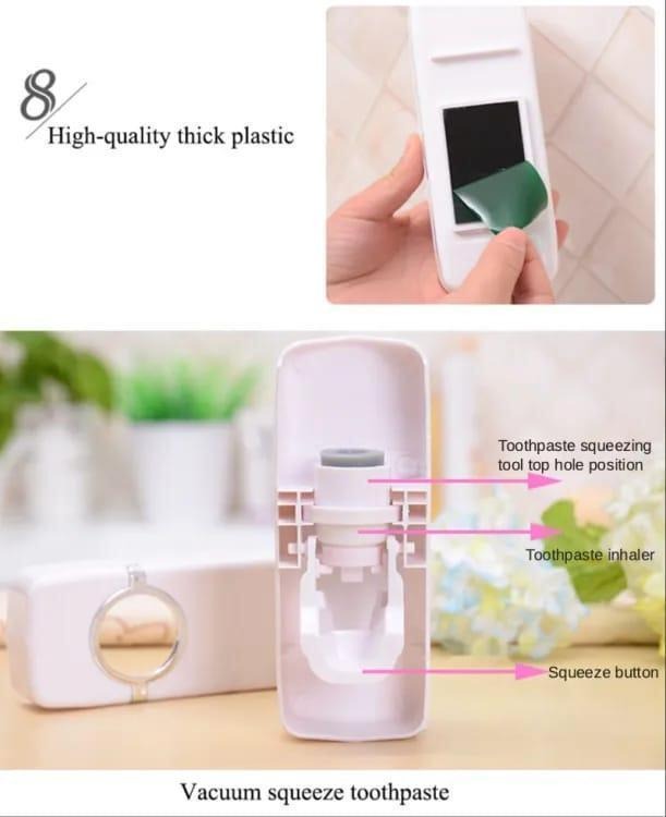 toothpaste and toothbrush  holder