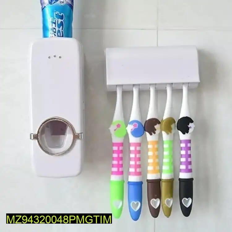 toothpaste and toothbrush  holder