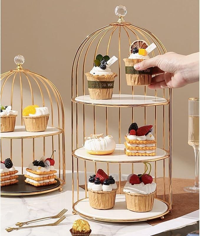 stylish cake serving tray
